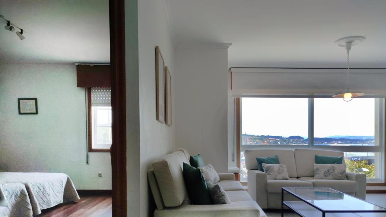 Appartamento Desconectaengalicia El Pescador, Vistas Al Puerto, 200M Playa Portonovo Esterno foto